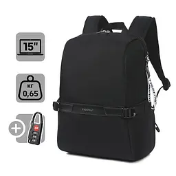 Рюкзак Tigernu T-B9511 15" Black (T-B9511B) - мініатюра 5