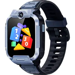 Дитячий годинник-телефон Mibro Z5, 1.69", 240x280, GPS, 2MP dual, 900мА·рік, 2АТM, синій