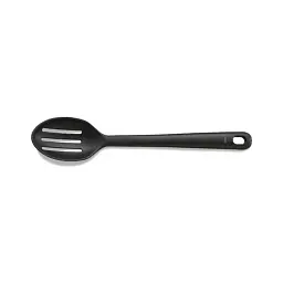 Ложка кухарська Kela Apart для сервіровки з прорізами, 34 см, чорна (12633)