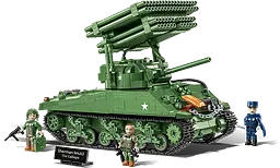 Конструктор COBI танк 1:28 M4A3 SHERMAN T34 CALLIOPE 2569 - мініатюра 2