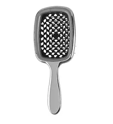 Гребінець SUPER BRUSH Срібло із чорним Janeke - мініатюра 2
