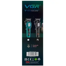 Машинка для стриження (clipper) VGR V-600, 6 насадок, LED display, Black - мініатюра 6