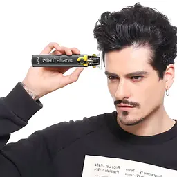 Професійний бездротовий тример для волосся акумуляторний VGR Professional Hair, 1500 mAh, USB, Чорний (4693226630) - мініатюра 10
