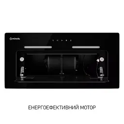 Витяжка повновбудована Minola HBI 6473 BL GLASS 800 LED Line - мініатюра 4