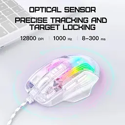 Миша Onikuma CW923 White [108252] - мініатюра 5