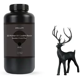 Фотополімерна смола Creality Resin, LCD Standard Plus 1кг, black, transparent (3302020090)