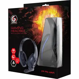 Навушники Gembird GHS-05-B Black-Blue (GHS-05-B) - мініатюра 3