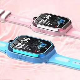 Дитячий смарт годинник DF97 з GPS відстеженням, 4G SIM-картою, камерою та відеодзвінками Синій - мініатюра 5