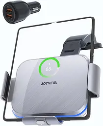 Автомобільний бездротовий зарядний тримач JOYVEVA Dual Coil