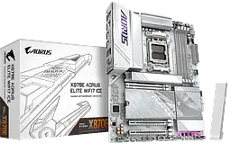 Материнська плата Gigabyte X870E Aorus Elite WiFi7 Ice Socket AM5 (X870E A ELITE WF7 ICE) - мініатюра 1