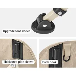 Стілець складаний Naturehike Stellaluna T04 CNK2550JJ022 бежевий - мініатюра 3