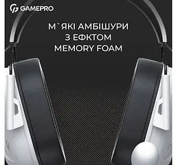 Ігрові навушники GamePro HS-1350-W Genesis Hunter White - мініатюра 7
