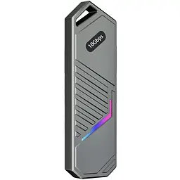 Кишеня зовнішня Dynamode M.2 SSD NVMe to USB-C USB 3.2 Gen2, алюмінієвий, чорний (DM-CAD-SSD14-N) - мініатюра 3