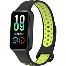 Ремінець DK Silicone Sport Band Nike для Xiaomi Redmi Smart Band 2 (016243) (black / green)