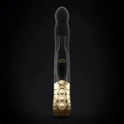 Вібратор-кролик Dorcel Baby Rabbit Gold 2.0 22 см чорний - мініатюра 8