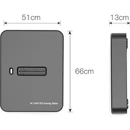 Док-станція для накопичувачів Gembird USB Type-C M.2 SATA NVME SSD (DD-U3M2) - мініатюра 6