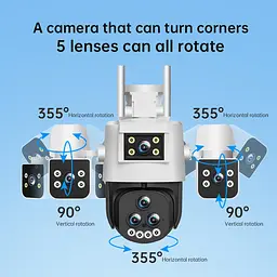 Зовнішня 20MP IP WiFi камера QEARIM PC-288-10K-5 Лінз 20X Zoom IPC 360 - мініатюра 2
