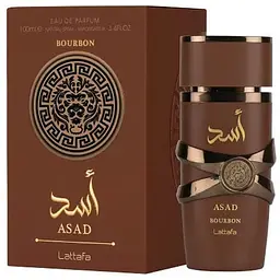 Парфумована вода оригінал Lattafa Perfumes Asad Bourbon 100 мл