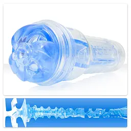 Мастурбатор Fleshlight Turbo Thrust Blue Ice (імітатор мінету) - мініатюра 2