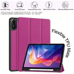 Чохол до планшета BeCover Flexible TPU Mate Xiaomi Redmi Pad 2 11.0" Purple (715600) - мініатюра 5