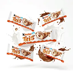 Вафельні батончики Kinder Tris 5 шт, 100 г - мініатюра 5