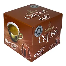Кава в капсулах Dallmayr Crema d'Oro Intensa 10 шт, 56 г - мініатюра 2
