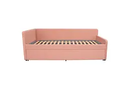 Ліжко угловая Leo 90 Pink L