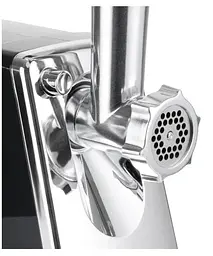 Електрична м’ясорубка Hoffmans HM-280 2000 Вт • Шнекова м’ясорубка з реверсом, 3 решітками та насадкою для ковбас - мініатюра 3