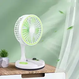 Настільний вентилятор з LED підсвіткою та USB, KC-7900 - мініатюра 4