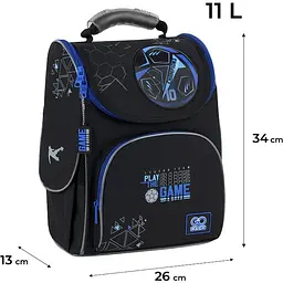 Рюкзак GoPack Education каркасний 5001S-5 Play The Game (GO25-5001S-5) - мініатюра 3
