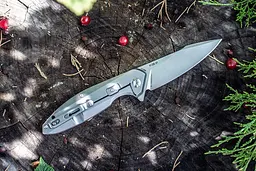 Ніж cкладний Ruike P128-SF, Сріблястий - мініатюра 6