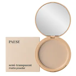 Пудра компактна Paese Semi-transparent Matte Powder матуюча напівпрозора відтінок 1A (Warm Beige) 9 г - мініатюра 2