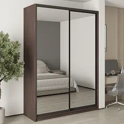 Шафа-купе дводверна MebelStar Комбо BG 2 Дзеркала 170x60x240 см Дуб рістрето (MBS-10798)
