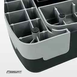 Степ-платформа EasyFit Step-B 3-ступінчаста чорно-сіра  - мініатюра 7
