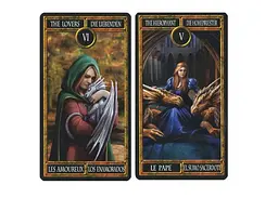 Карти Таро Fournier Дракон (Dragon Tarot by Anne Stokes) (ВР_КТД) - мініатюра 3
