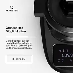 Кухонний комбайн Klarstein Aria Smart 1700 Вт (10045491) - мініатюра 3