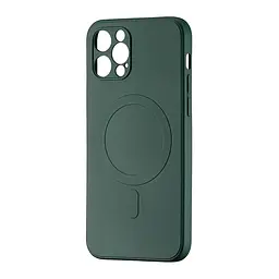 Чохол TPU with MagSafe Protected Camera iPhone 12 Pro Dark Green