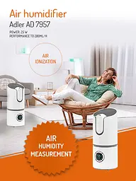 Зволожувач повітря Adler AD 7957 - мініатюра 6