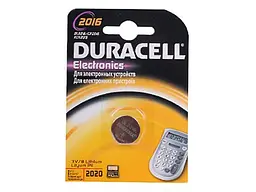 Батарейка Duracell CR2016/1bl (10)