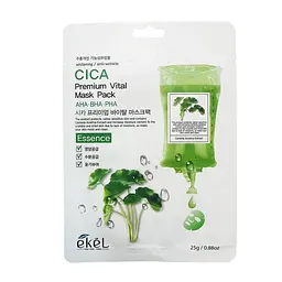 Маска тканинна для обличчя Ekel Premium Vital з екстрактом азійської центели
