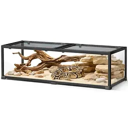 Тераріум Repti-Zoo Super Vision 360 120x45x30 см (RKE1204530) - скляний тераріум для рептилій та амфібій - мініатюра 1