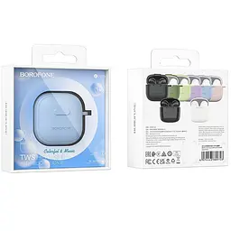 Бездротові TWS навушники BW29 Case Azure Blue Borofone teh0030057 - мініатюра 3