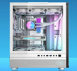 Корпус PcCooler PсCOOLER CPS MASTER ME200W MESH білий (MASTER ME200W MESH) Без БП - мініатюра 6