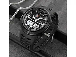 Чоловічий наручний годинник 1655BKWT Black-White Skmei acs0030650 - мініатюра 5