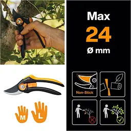 Площинний секатор Fiskars Plus P541 (1057169) - мініатюра 4