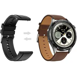 Смарт-годинник Hoco Y21 AMOLED Smart Sports Watch (call version) Metal Grey - мініатюра 4