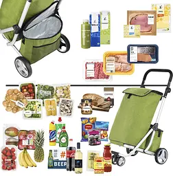 Сумка-візок ShoppingCruiser 3 Wheels Green (650071) - мініатюра 7