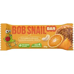 Фруктово-горіховий батончик Bob Snail Хурма-Апельсин-Кеш’ю-Кріспи Кіноа 35 г