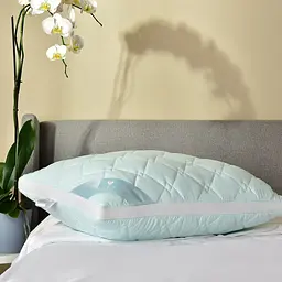 Подушка антиалергенна Ideia Present, з дихаючим бортом, 70х50 см (8-34529 мята) - мініатюра 2