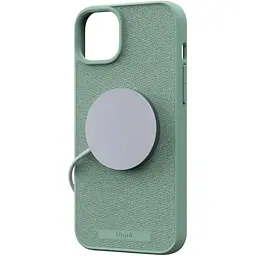 Чохол-накладка Njord Fabric MagSafe Case Turquoise для iPhone 15 (NA51FA13) - мініатюра 4
